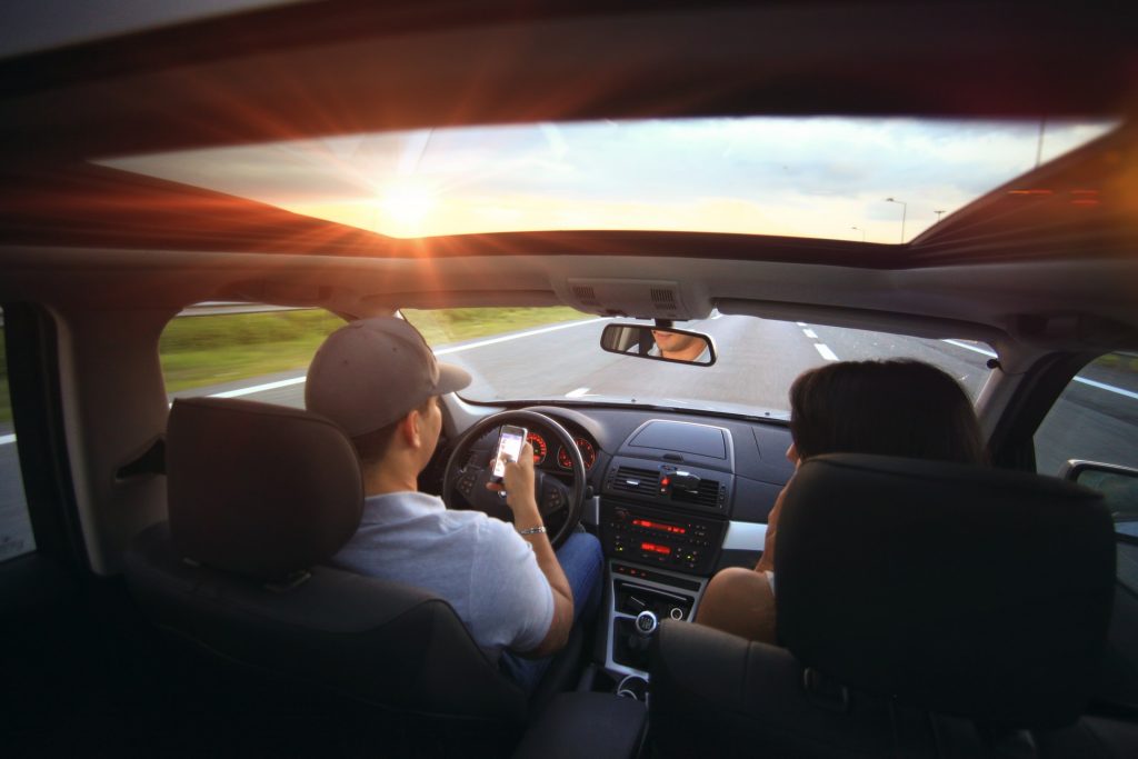 multitasking while driving
